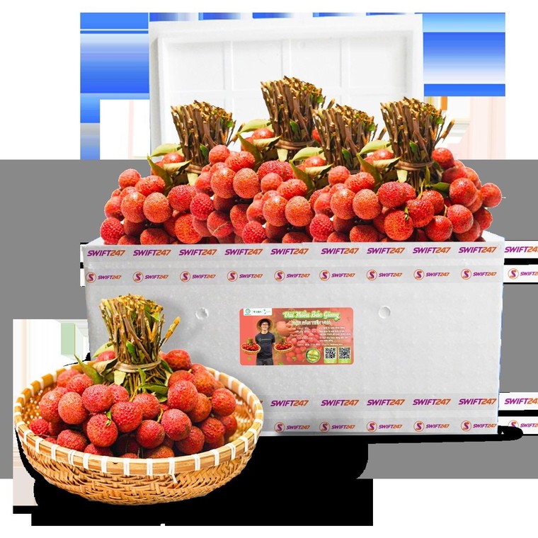 Vietjet & Swift247 vận chuyển vải thiều tới nhiều thị trường trong nước và quốc tế ảnh 1