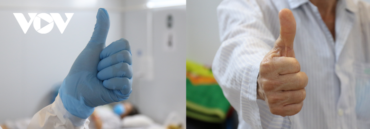 COVID-19: Ngón tay cái, biểu tượng của sự sống ảnh 13