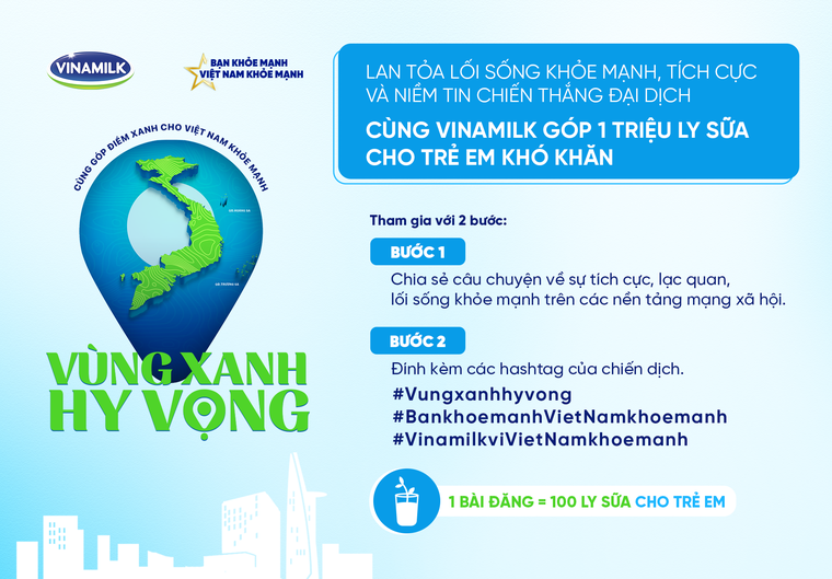 Vinamilk góp 1 triệu ly sữa cho trẻ em khó khăn với "Cùng góp điểm xanh, cho Việt Nam khoẻ mạnh" ảnh 2