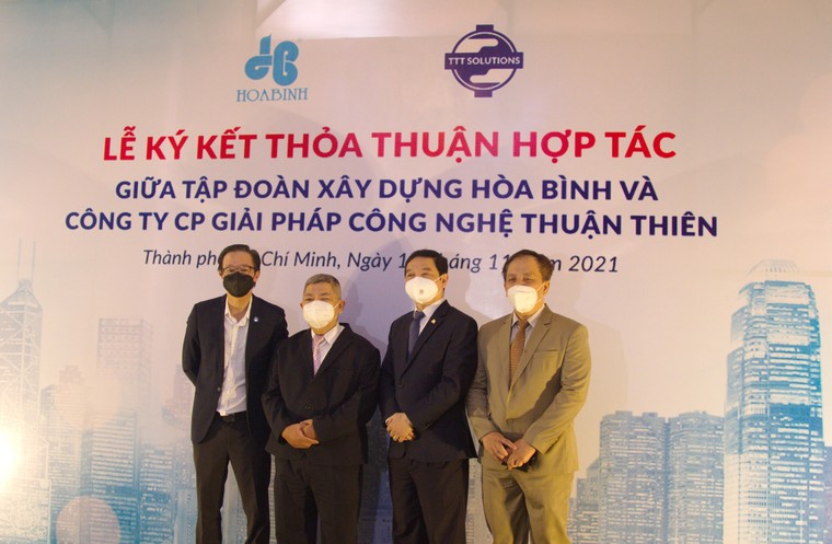 Hòa Bình và Thuận Thiên ký kết hợp tác trong thi công xây dựng ảnh 1