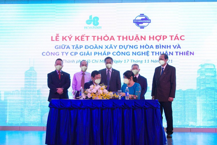 Hòa Bình và Thuận Thiên ký kết hợp tác trong thi công xây dựng ảnh 2