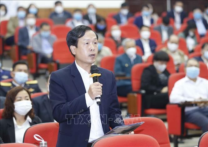 Chủ tịch Quốc hội Vương Đình Huệ tiếp xúc cử tri Hải Phòng ảnh 5