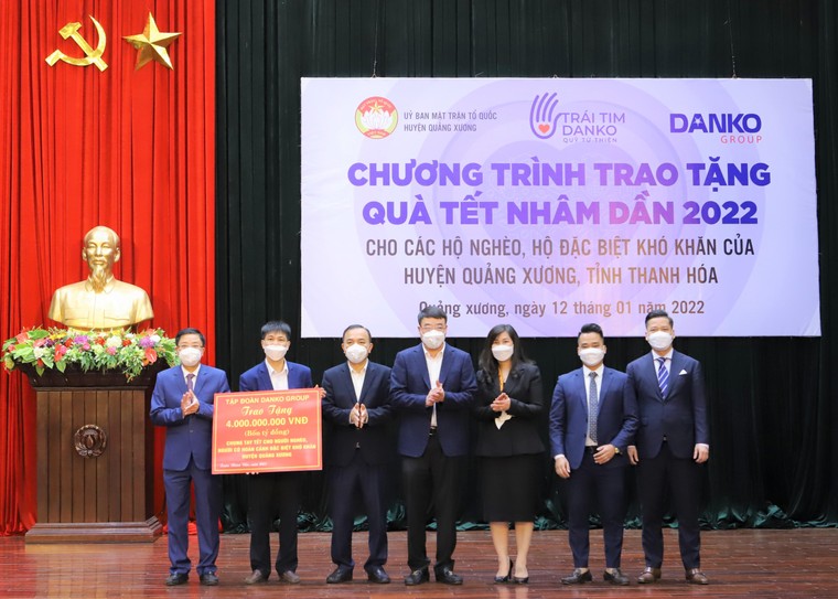 Danko Group tặng hơn 4 tỷ đồng quà Tết cho các hộ nghèo, đặc biệt khó khăn tại Thanh Hoá ảnh 4