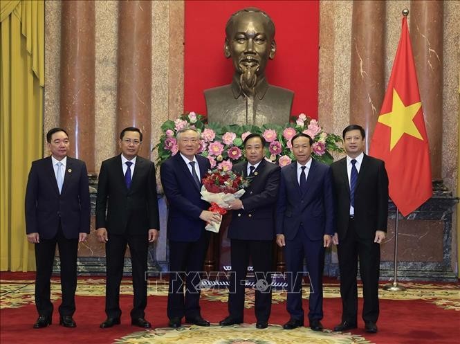 Chủ tịch nước trao Quyết định bổ nhiệm Phó Chánh án Tòa án Nhân dân tối cao ảnh 1