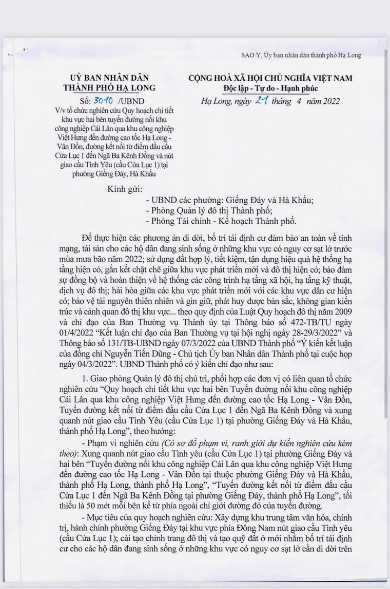 UBND TP Hạ Long nói ‘chỉ là hiểu lầm’, nhưng chưa thu hồi đề xuất quy hoạch trái lòng dân ảnh 1