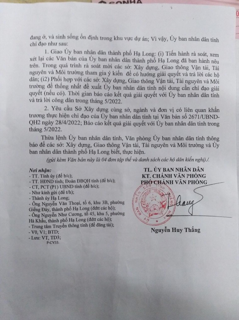 UBND TP Hạ Long nói ‘chỉ là hiểu lầm’, nhưng chưa thu hồi đề xuất quy hoạch trái lòng dân ảnh 3
