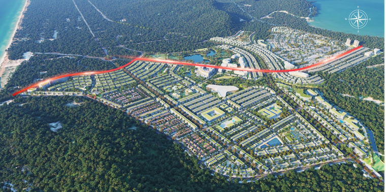 Lộ diện “đại lộ vàng” tại trung tâm Phú Quốc ảnh 1