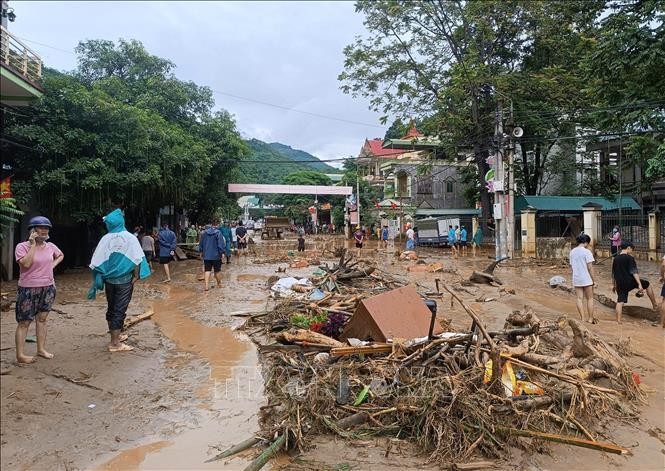 Lũ quét gây nhiều thiệt hại tại tỉnh Nghệ An ảnh 1