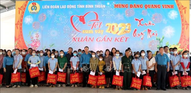 Gần 5.000 suất quà Tết sẽ được trao tặng cho người lao động Bình Thuận ảnh 1