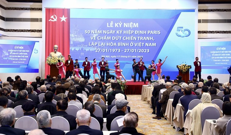 Long trọng lễ kỷ niệm 50 năm Ngày ký Hiệp định Paris ảnh 1