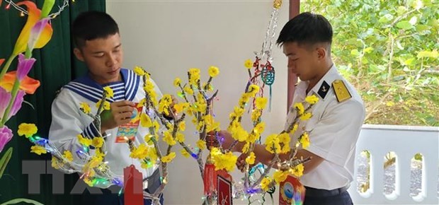 Tết sớm ở huyện đảo Trường Sa: Ấm áp và tràn đầy nghĩa tình ảnh 1