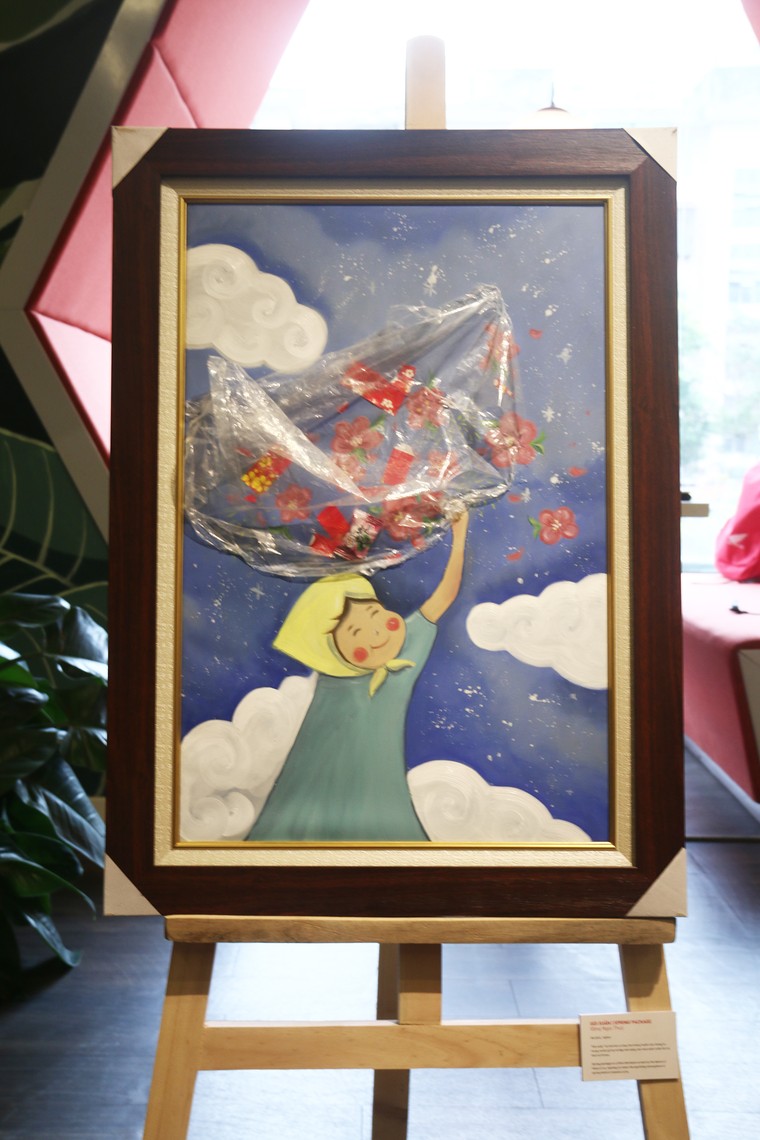 Thưởng thức những tác phẩm từ vật liệu tái chế tại Triển lãm Xuân Xanh ảnh 4