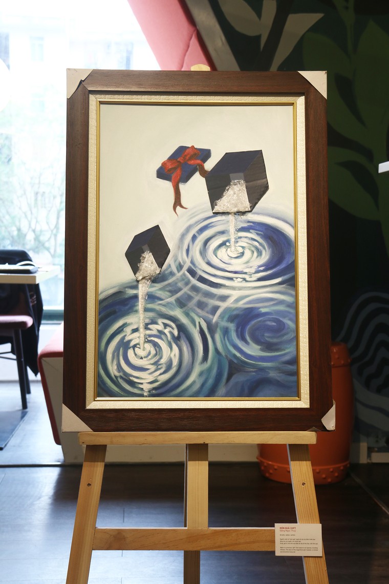 Thưởng thức những tác phẩm từ vật liệu tái chế tại Triển lãm Xuân Xanh ảnh 5