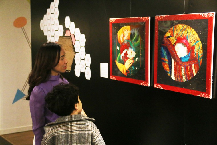 Thưởng thức những tác phẩm từ vật liệu tái chế tại Triển lãm Xuân Xanh ảnh 7