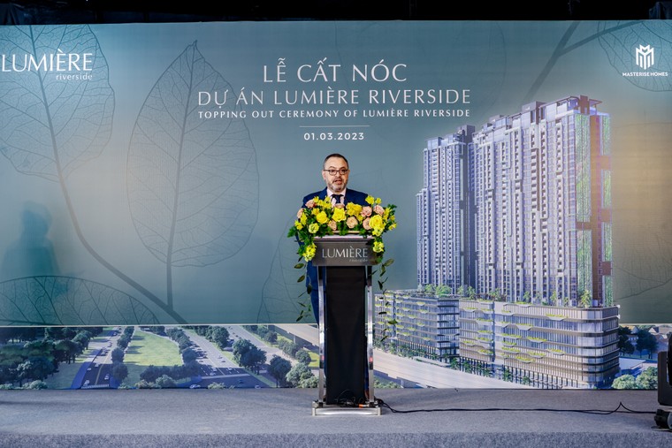 Masterise Homes chính thức cất nóc dự án LUMIÈRE riverside ảnh 2