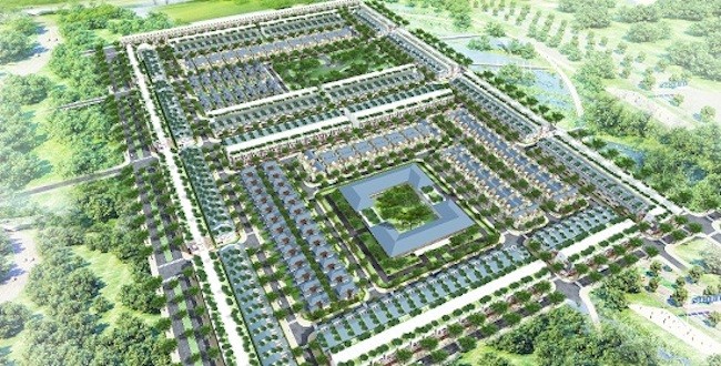 Công ty môi giới nhà đất treo băng rôn đòi tiền chủ đầu tư ảnh 1