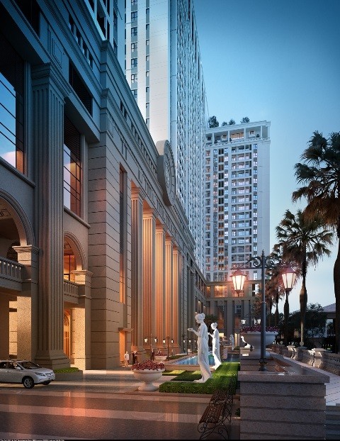 Hà Nội xuất hiện dự án mang phong cách Thành Rome ảnh 1