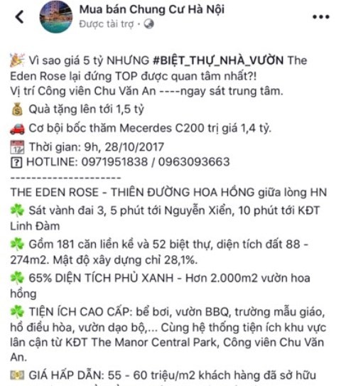 Nghĩa địa, cống thối, sông ô nhiễm ‘bao vây’ dự án Eden Rose Thanh Trì ảnh 2
