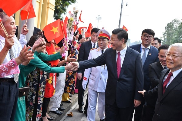 Lễ đón Chủ tịch Trung Quốc Tập Cận Bình tại Hà Nội ảnh 1