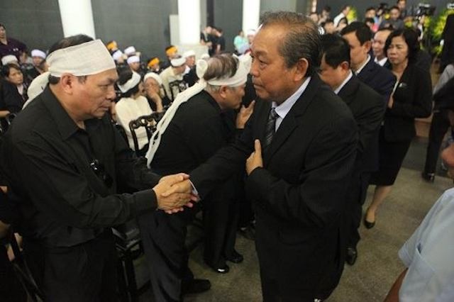 Các Phó Thủ tướng viếng cụ Hoàng Thị Minh Hồ ảnh 1