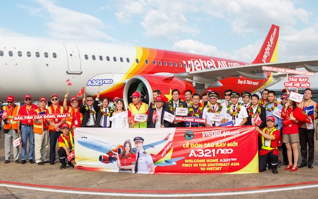 Vietjet nhận tàu bay A321neo thế hệ mới đầu tiên tại khu vực Đông Nam Á ảnh 1