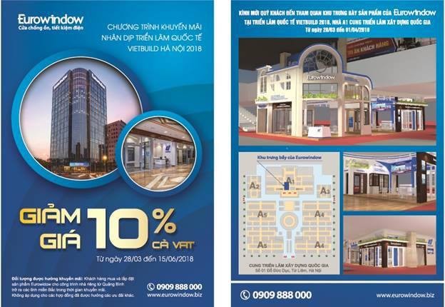 Eurowindow giới thiệu sản phẩm cửa thông minh tại Vietbuild Hà Nội 2018 ảnh 2