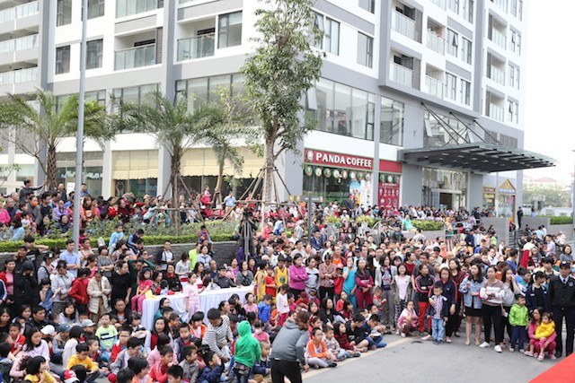 Diễn tập Phòng cháy chữa cháy với nhà mô hình tại chung cư Imperia Garden ảnh 4