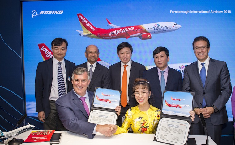 Boeing và Vietjet ký Hợp đồng 100 máy bay ảnh 1
