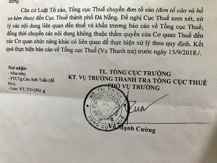 Uẩn khúc việc Cục thuế Đà Nẵng ‘nương nhẹ’ doanh nghiệp trốn thuế ảnh 2