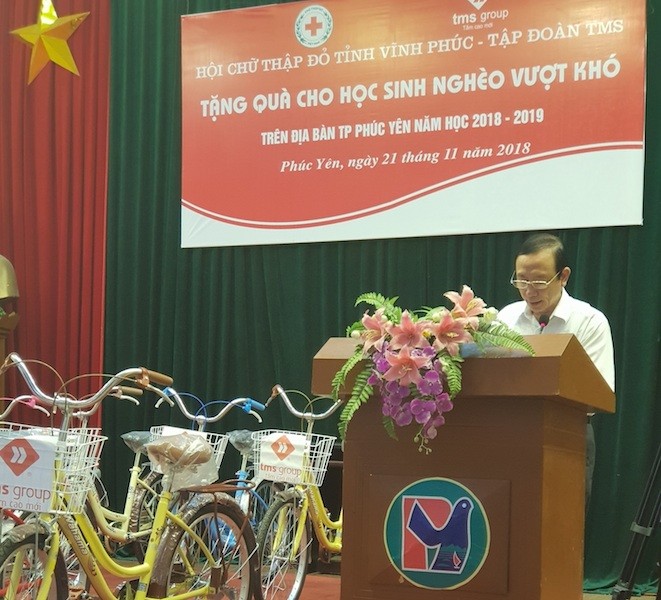 Tập đoàn TMS: Trao tặng 2 nhà tình nghĩa và 60 xe đạp cho người nghèo tại Phúc Yên ảnh 2