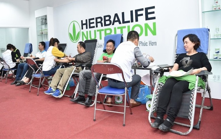 Thành viên độc lập và nhân viên Herbalife Việt Nam hưởng ứng ngày hiến máu tình nguyện ảnh 1