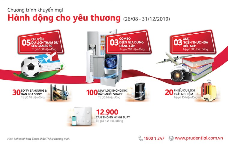 Prudential khuyến mại lớn kỷ niệm 20 năm đồng hành cùng các gia đình Việt ảnh 1