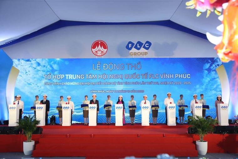 Động thổ Tổ hợp Trung tâm Hội nghị Quốc tế quy mô hàng đầu Việt Nam tại FLC Vĩnh Phúc ảnh 1