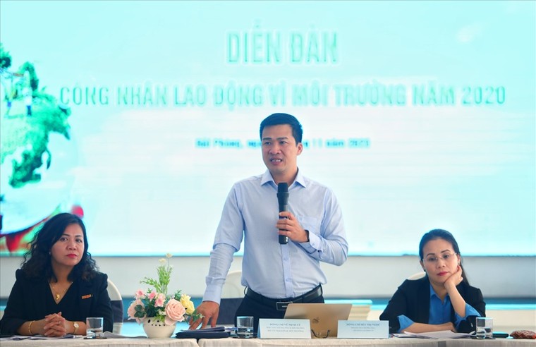 Diễn đàn ‘Công nhân lao động vì môi trường năm 2020’: Nhiều sáng kiến hay từ thực tiễn ảnh 5