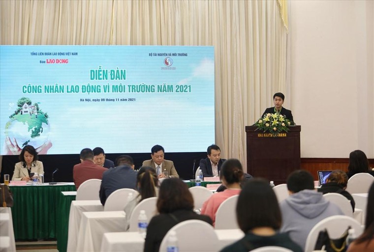Diễn đàn “Công nhân lao động vì môi trường năm 2021”: thúc đẩy sản xuất và tiêu dùng bền vững ảnh 1