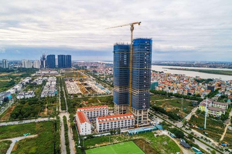 Sunshine Golden River chính thức cất nóc, gấp rút thi công hoàn thiện ảnh 1