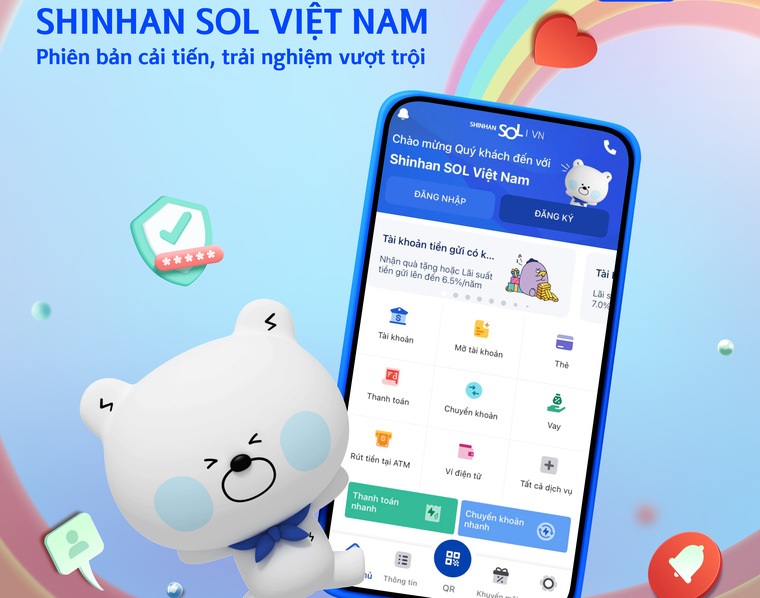 Ngân hàng Shinhan ra mắt ứng dụng Shinhan SOL Việt Nam phiên bản mới, tính năng vượt trội ảnh 1