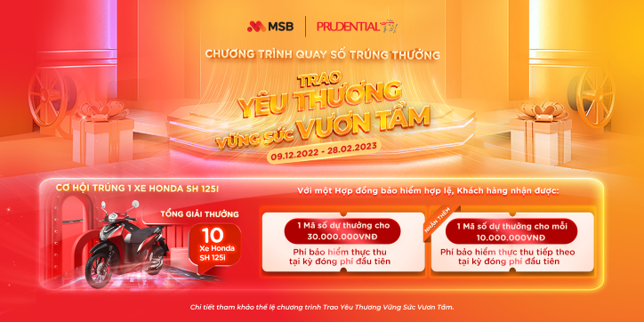 Prudential Việt Nam cùng MSB ‘Trao yêu thương – Vững sức vươn tầm’ ảnh 2