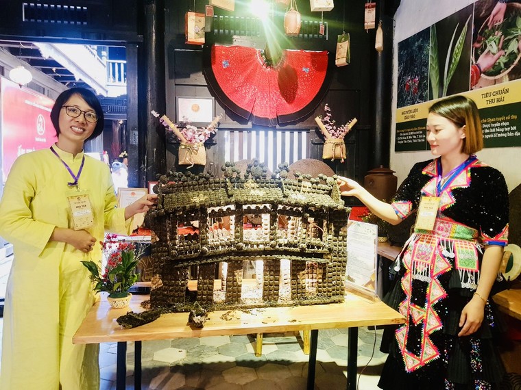 Độc đáo chùa cầu Hội An làm từ 20 kg trà shan tuyết cổ thụ ảnh 2