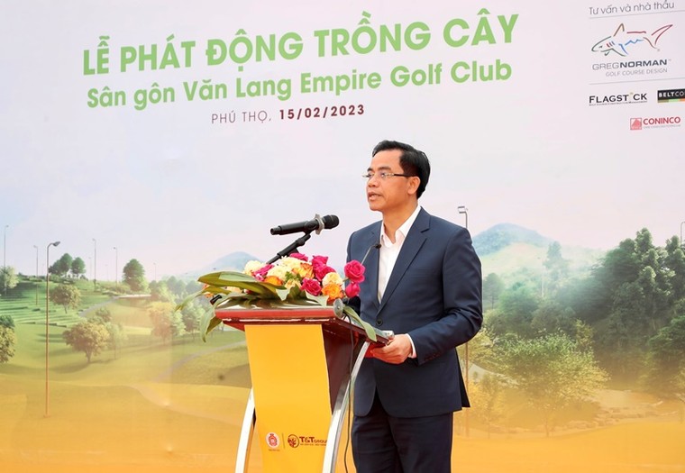 Trồng cây phủ xanh 16 ha dự án sân golf Văn Lang Empire Phú Thọ ảnh 2