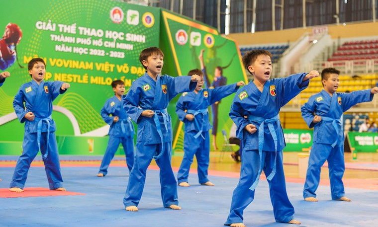 Gần 2000 vận động viên tham gia tranh tài giải Vovinam Việt Võ Đạo Cúp Nestlé MILO 2023 ảnh 2
