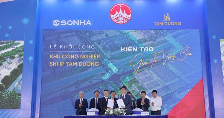 Tập đoàn Sơn Hà khởi công khu công nghiệp xanh SHI IP Tam Dương ảnh 4