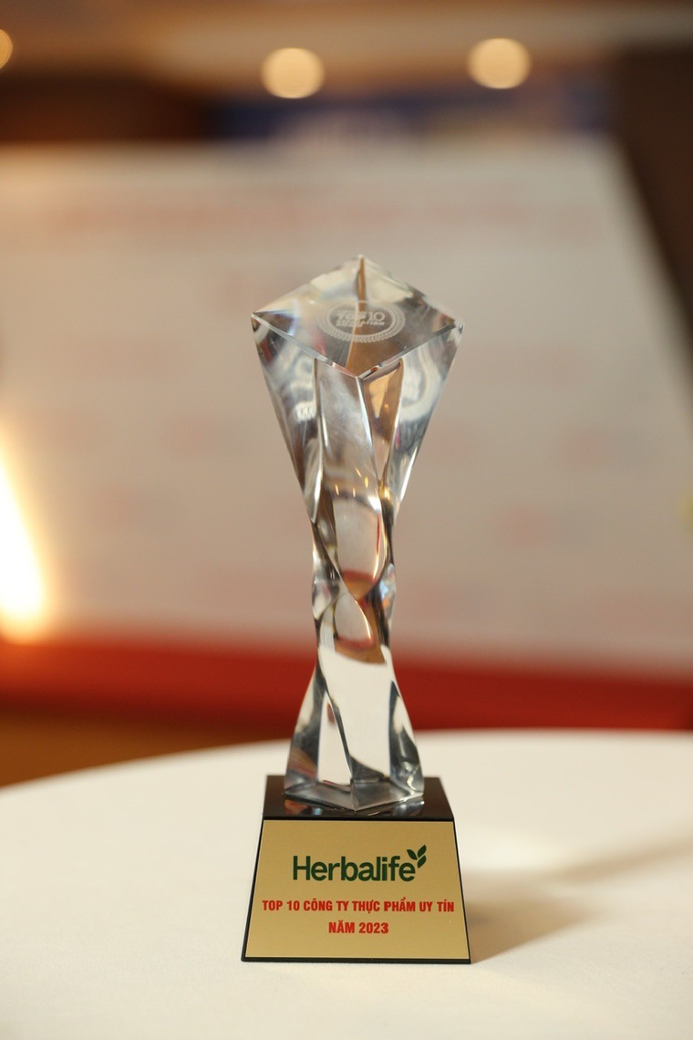 Herbalife Việt Nam liên tiếp lần thứ 3 được vinh danh Top 10 Công ty thực phẩm uy tín ảnh 2