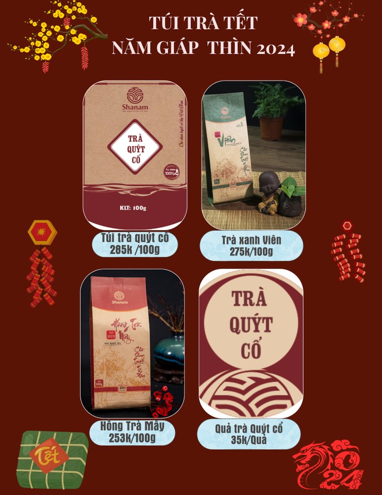 Shanam “tung” combo trà tết, giá sập sàn ảnh 2