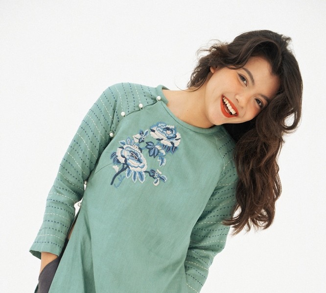 The Oriental Queen- Bộ sưu tập áo dài Tết khiến chị em “thần hồn điên đảo” ảnh 2