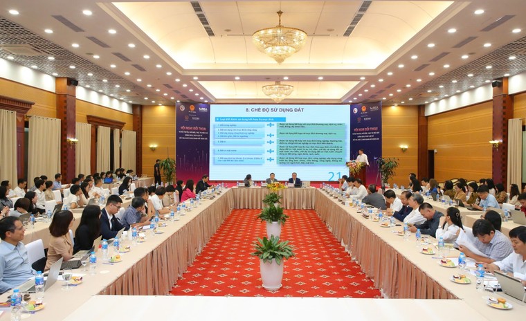 Đối thoại “Tuyên truyền, phổ biến, thực thi hiệu quả chính sách, pháp luật về đất đai, nhà ở, kinh doanh bất động sản” ảnh 1