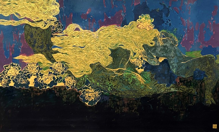 46 tác phẩm tham gia phiên đấu giá tranh đương đại đầu tiên tại Việt Nam ảnh 1