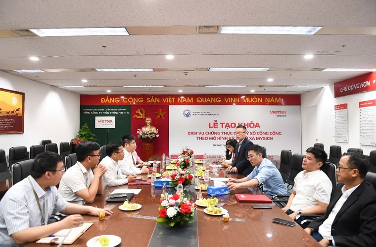 Viettel Telecom tổ chức Lễ tạo khóa chứng thư số MySign, củng cố nền tảng tin cậy cho giao dịch số ảnh 1