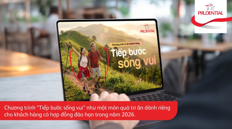 Prudential ra mắt “Tiếp bước sống vui” tri ân khách hàng đáo hạn năm 2026 ảnh 1