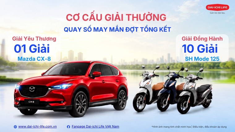 Dai-ichi Life Việt Nam triển khai chương trình khuyến mại “20 năm đồng hành bảo vệ yêu thương” ảnh 2